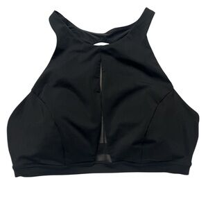 lululemon athletica Black High Neck Sports Bra
